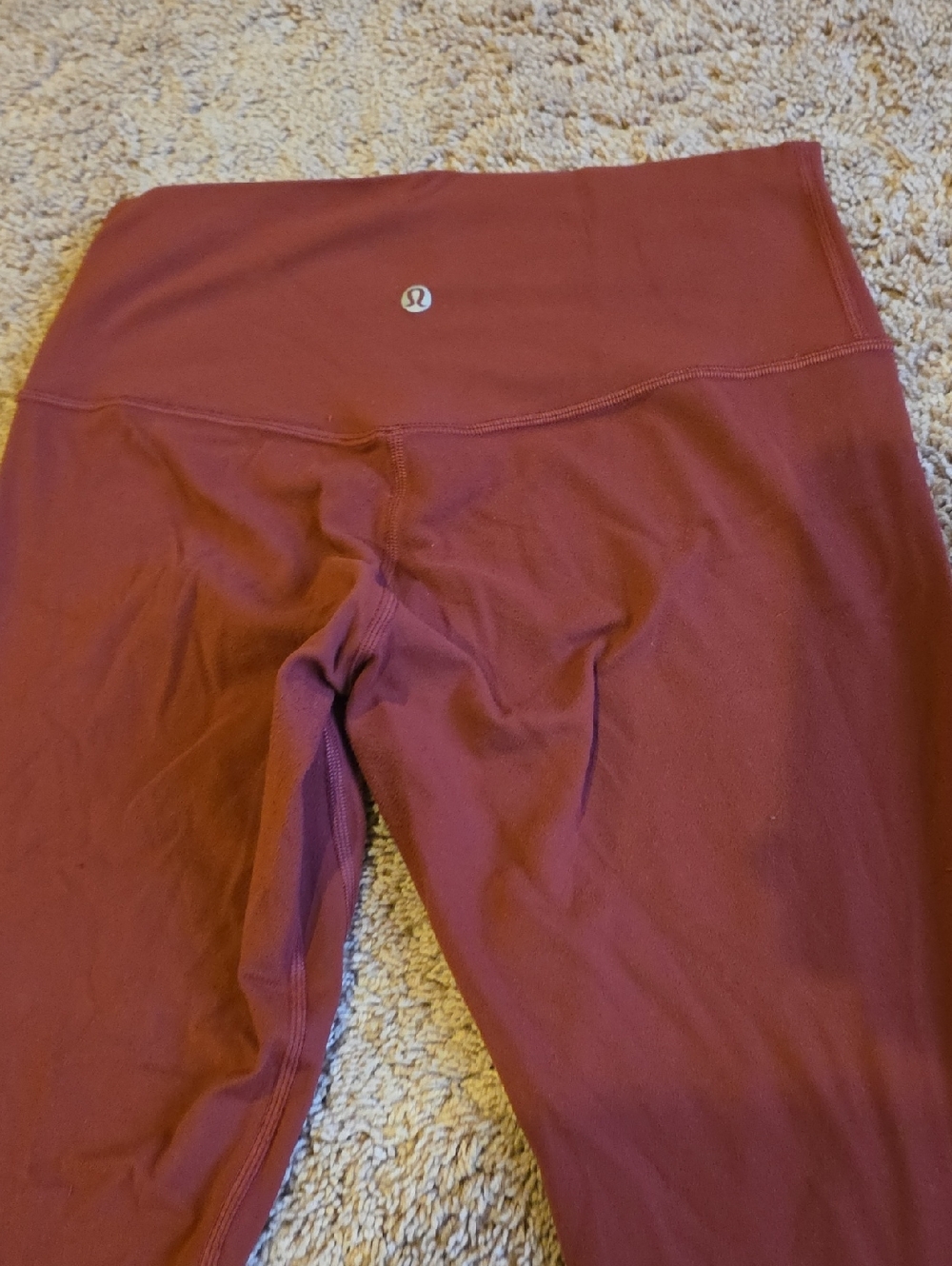 Lululemon High-Rise Rust Leggings